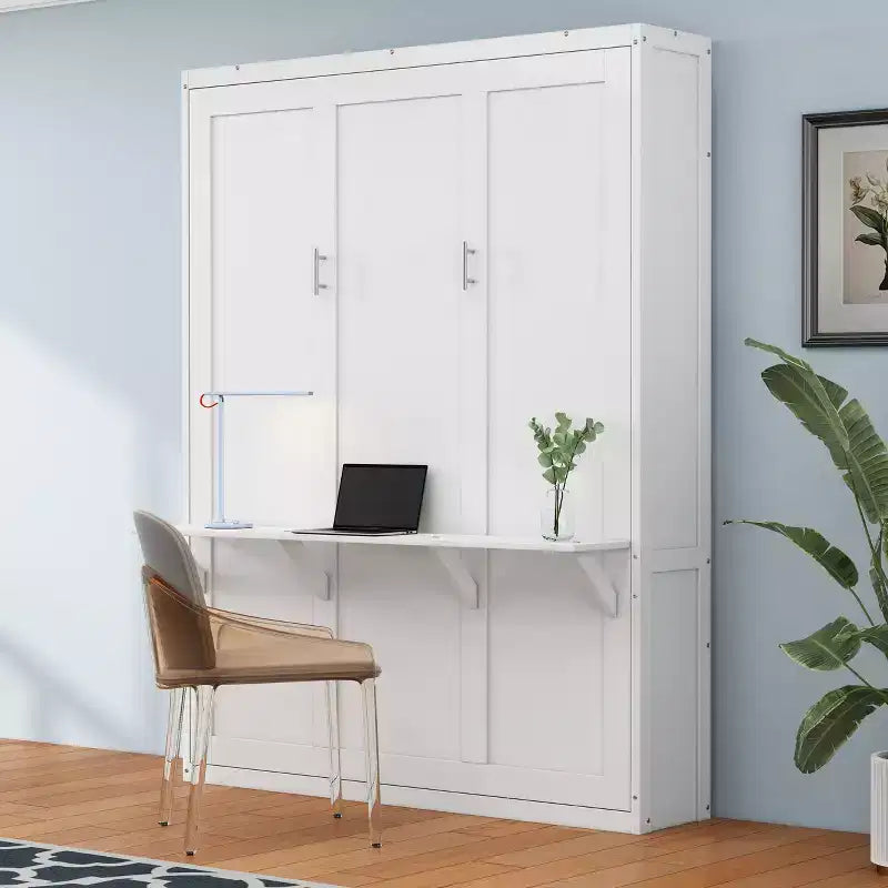 GDFStudio Ken Space-Saving Design Murphy Bed with Folding Wall Bed