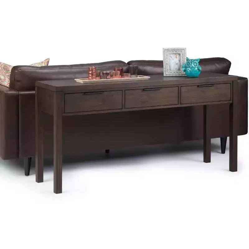 Fabian 60 inch Wide Solid Wood Contemporary Console Table