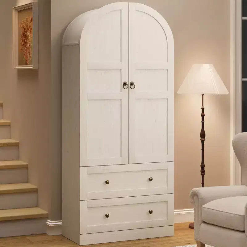 72 Arched Kitchen Pantry Cabinet with Doors, Drawers & Shelves,Farmhouse Freestanding Storage Cabinet for Dining & Living Room
