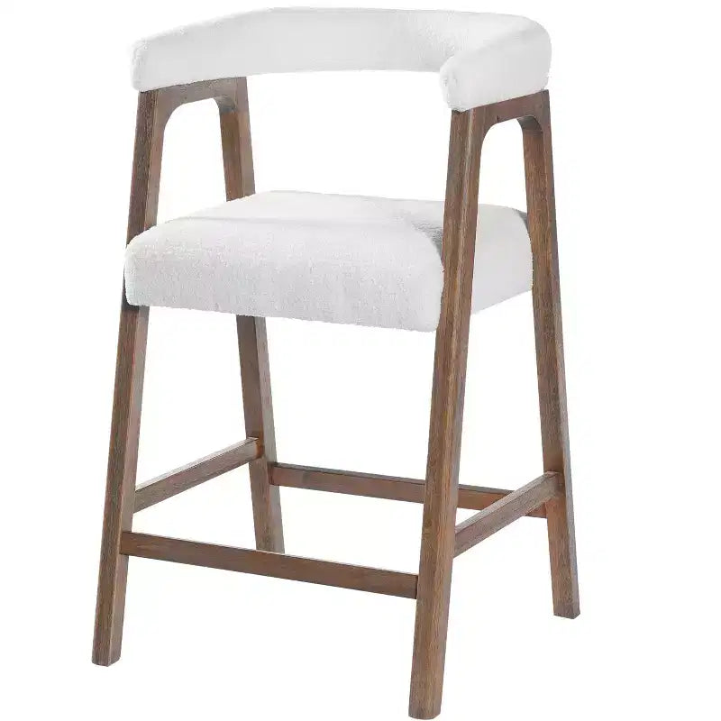 26'' Seat Height Bar Stools with Back, Set of 2 Counter Stools for Kitchen Island Dining Room Home Bar - ModernLuxe