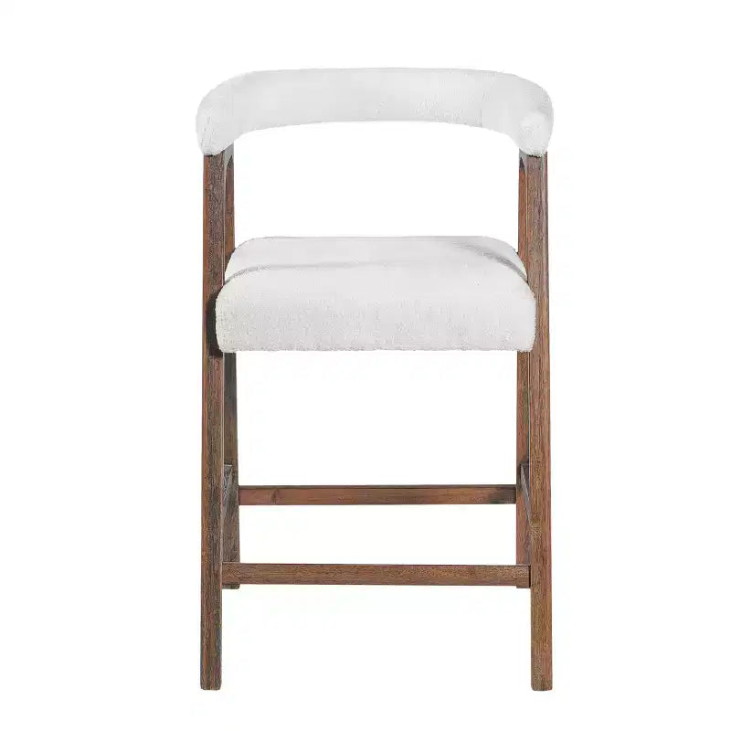 26'' Seat Height Bar Stools with Back, Set of 2 Counter Stools for Kitchen Island Dining Room Home Bar - ModernLuxe