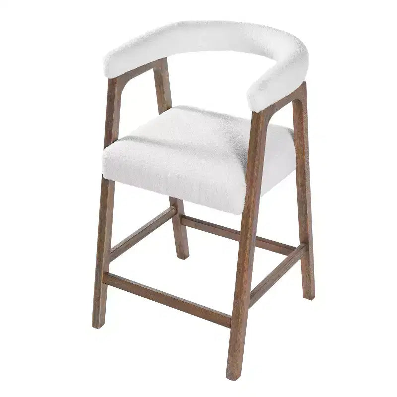26'' Seat Height Bar Stools with Back, Set of 2 Counter Stools for Kitchen Island Dining Room Home Bar - ModernLuxe