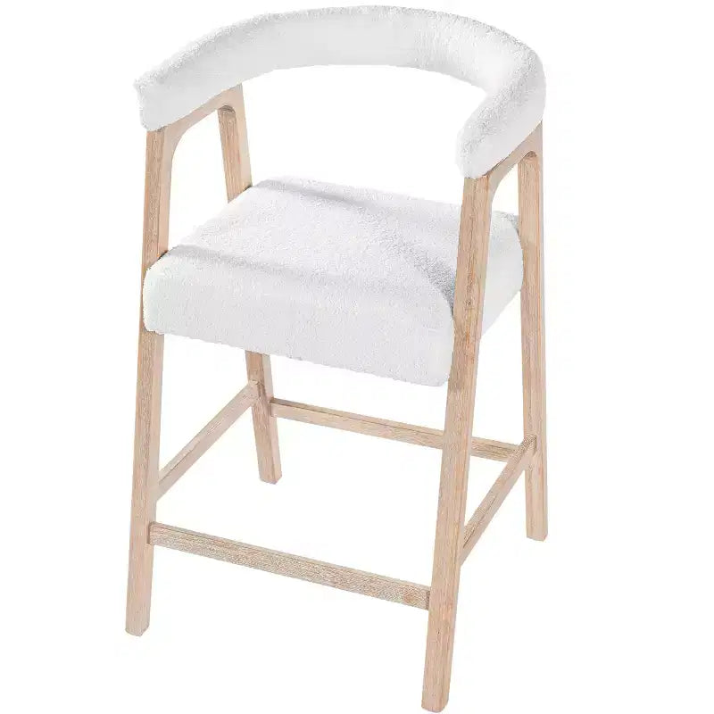 26'' Seat Height Bar Stools with Back, Set of 2 Counter Stools for Kitchen Island Dining Room Home Bar - ModernLuxe