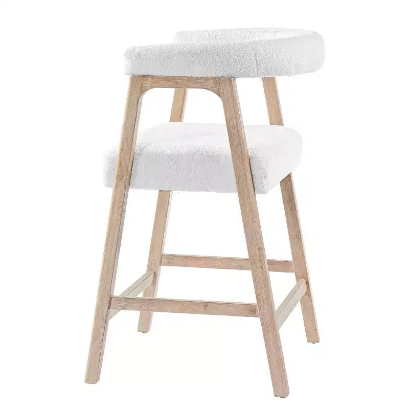 26'' Seat Height Bar Stools with Back, Set of 2 Counter Stools for Kitchen Island Dining Room Home Bar - ModernLuxe