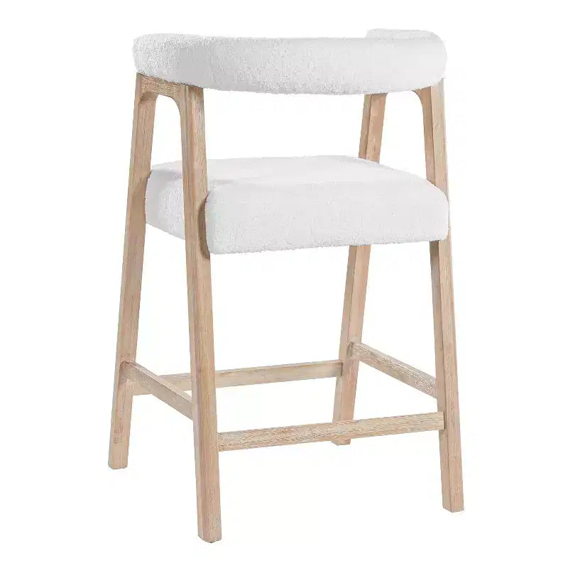 26'' Seat Height Bar Stools with Back, Set of 2 Counter Stools for Kitchen Island Dining Room Home Bar - ModernLuxe