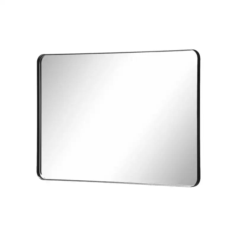 SUMERAIN Rectangle Bathroom Mirror, 24X30' Wall Mount Bathroom Vanity Mirrors, Black Aluminum Frame