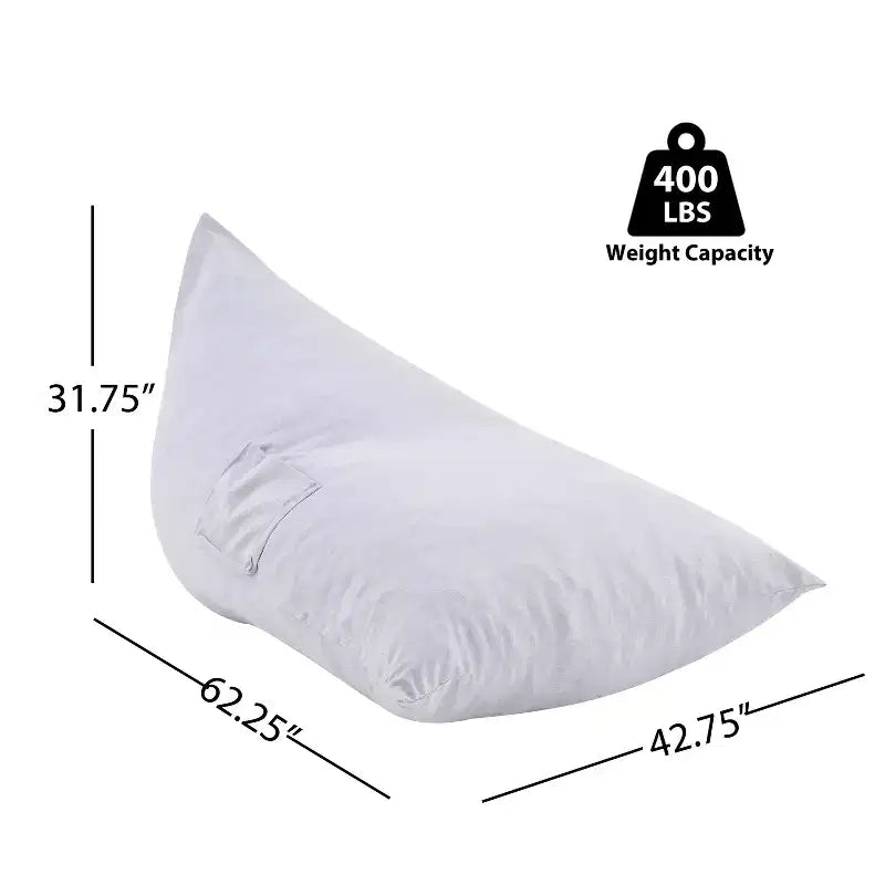 Christopher Knight Home Luming Modern Patio Bean Bag Lounge Chairs (Set of 2)