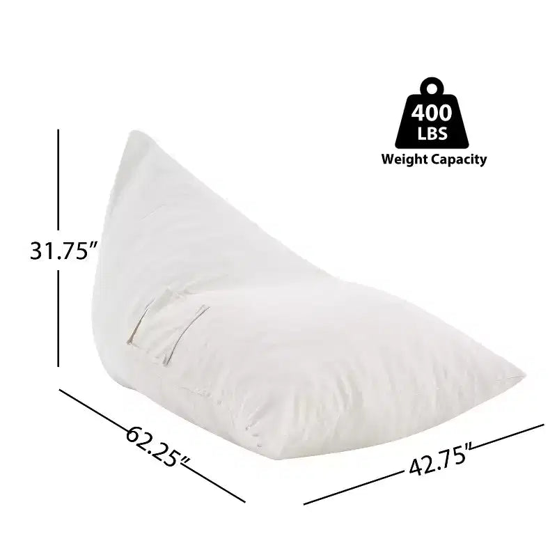 Christopher Knight Home Luming Modern Patio Bean Bag Lounge Chairs (Set of 2)