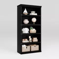 5 Tier Bookcase, Farmhouse Book Shelf with Storage Open Display Bookshelves, 67.4 Tall Book Case Wooden 5 Shelf Bookcase Home Decor