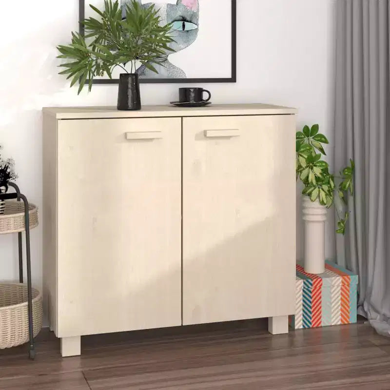 Rustic Solid Wood Sideboard with Loads of Storage and a Stylish Look