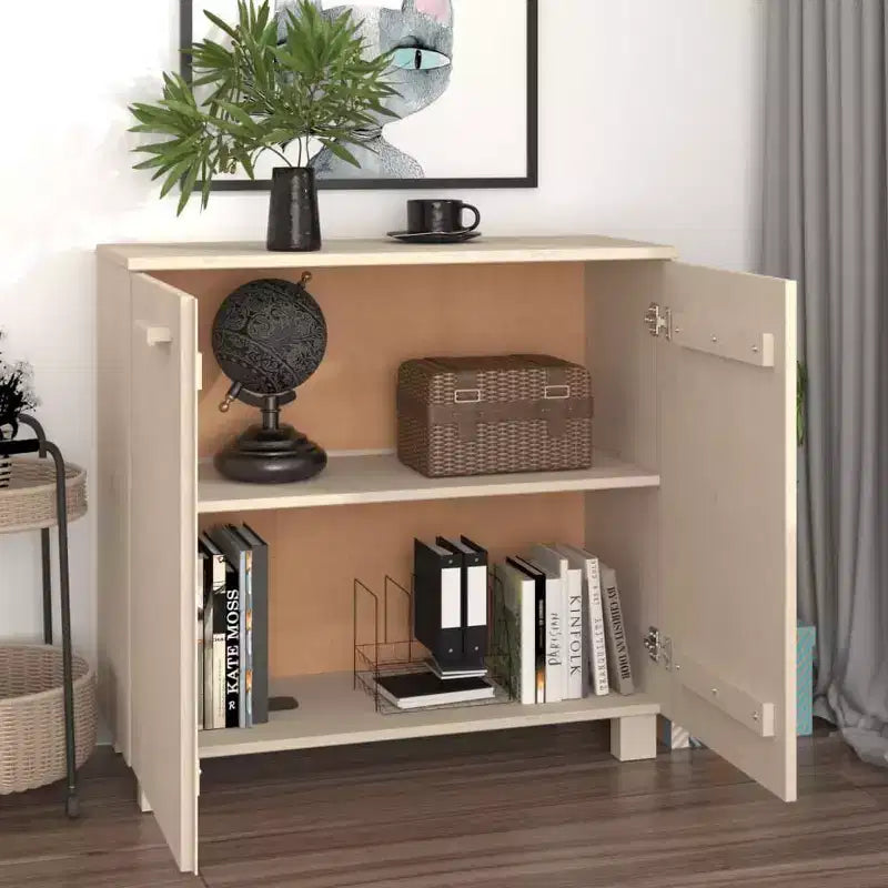 Rustic Solid Wood Sideboard with Loads of Storage and a Stylish Look