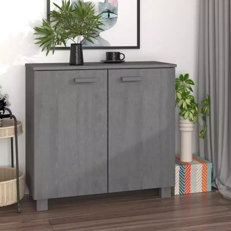 Rustic Solid Wood Sideboard with Loads of Storage and a Stylish Look