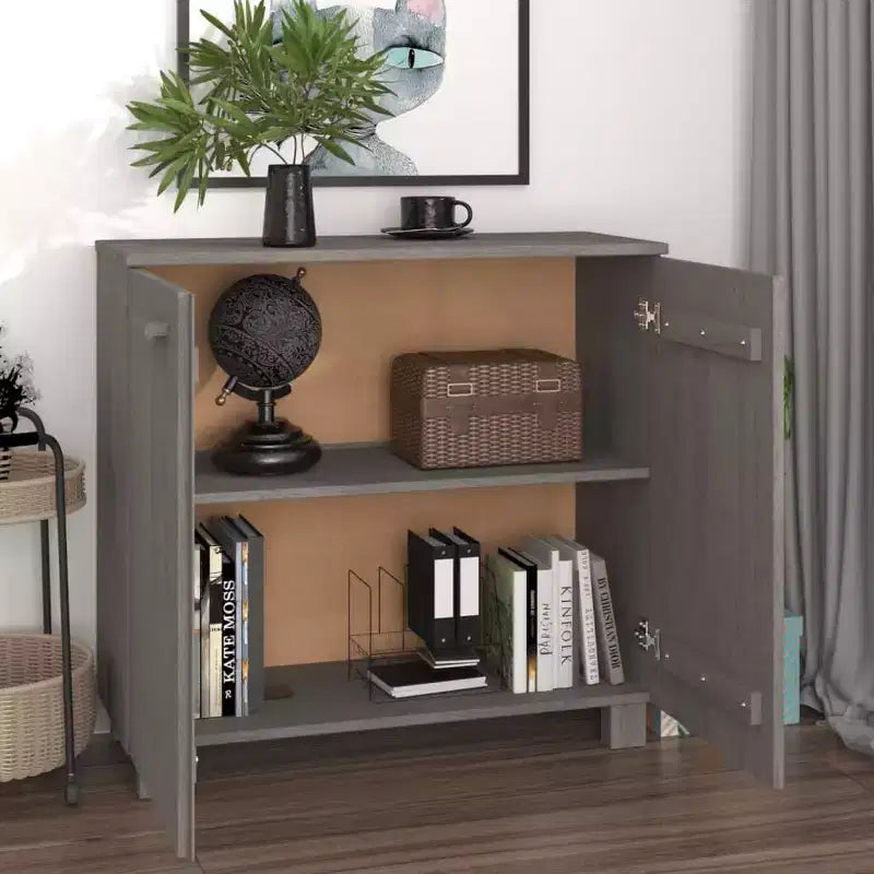 Rustic Solid Wood Sideboard with Loads of Storage and a Stylish Look