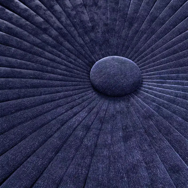 Faye Velvet Round Pouf - WyndenHall