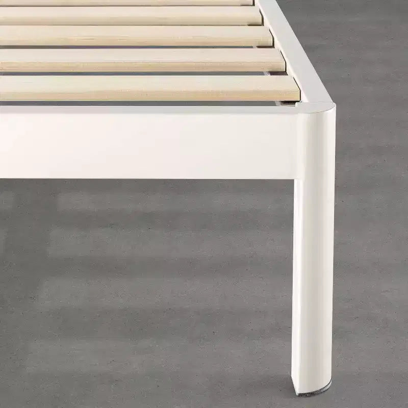 Best Price Mattress Kert Metal Platform Bed with Fabric Headboard